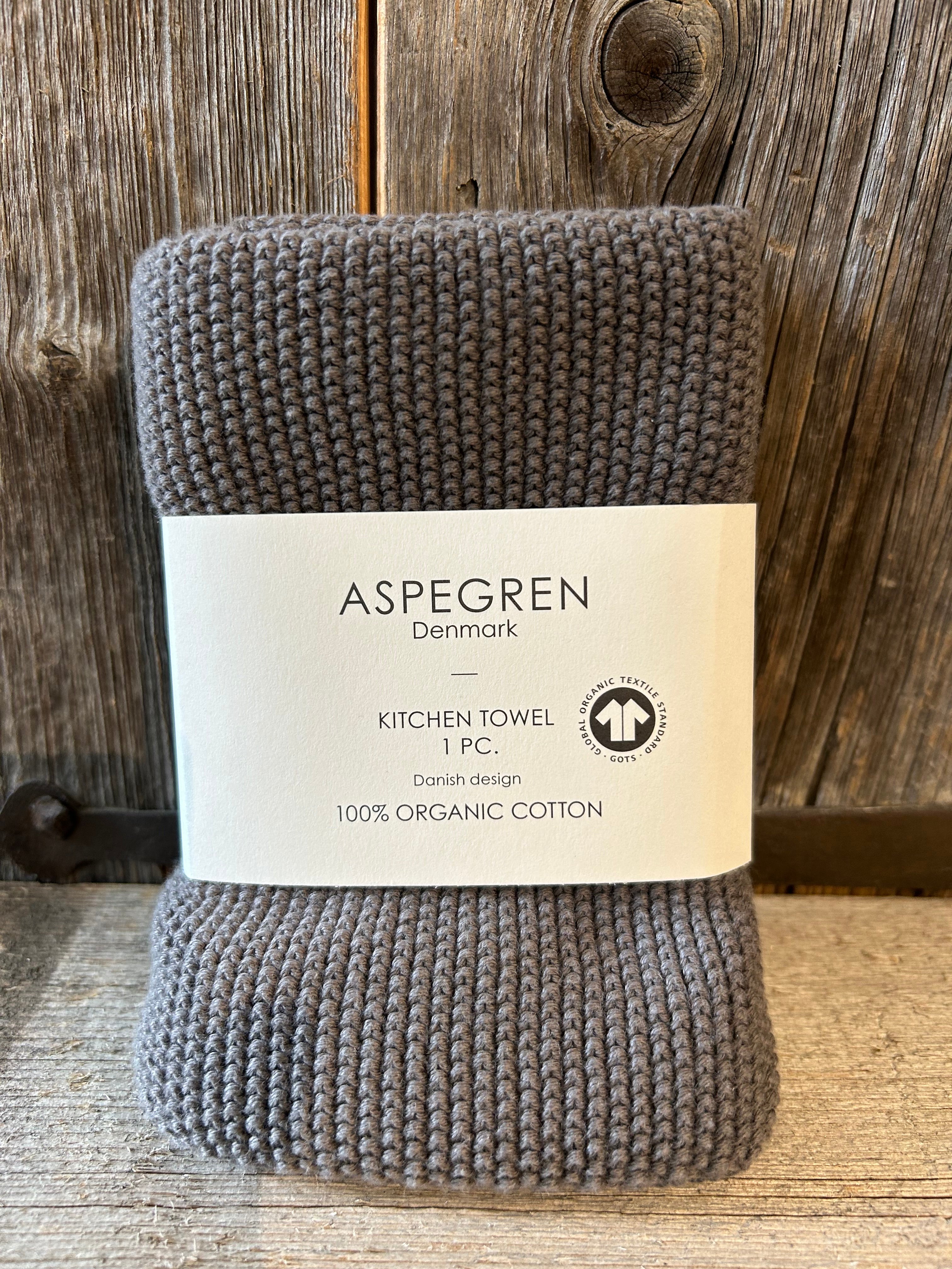Aspegren Handtuch "Strick Grau"