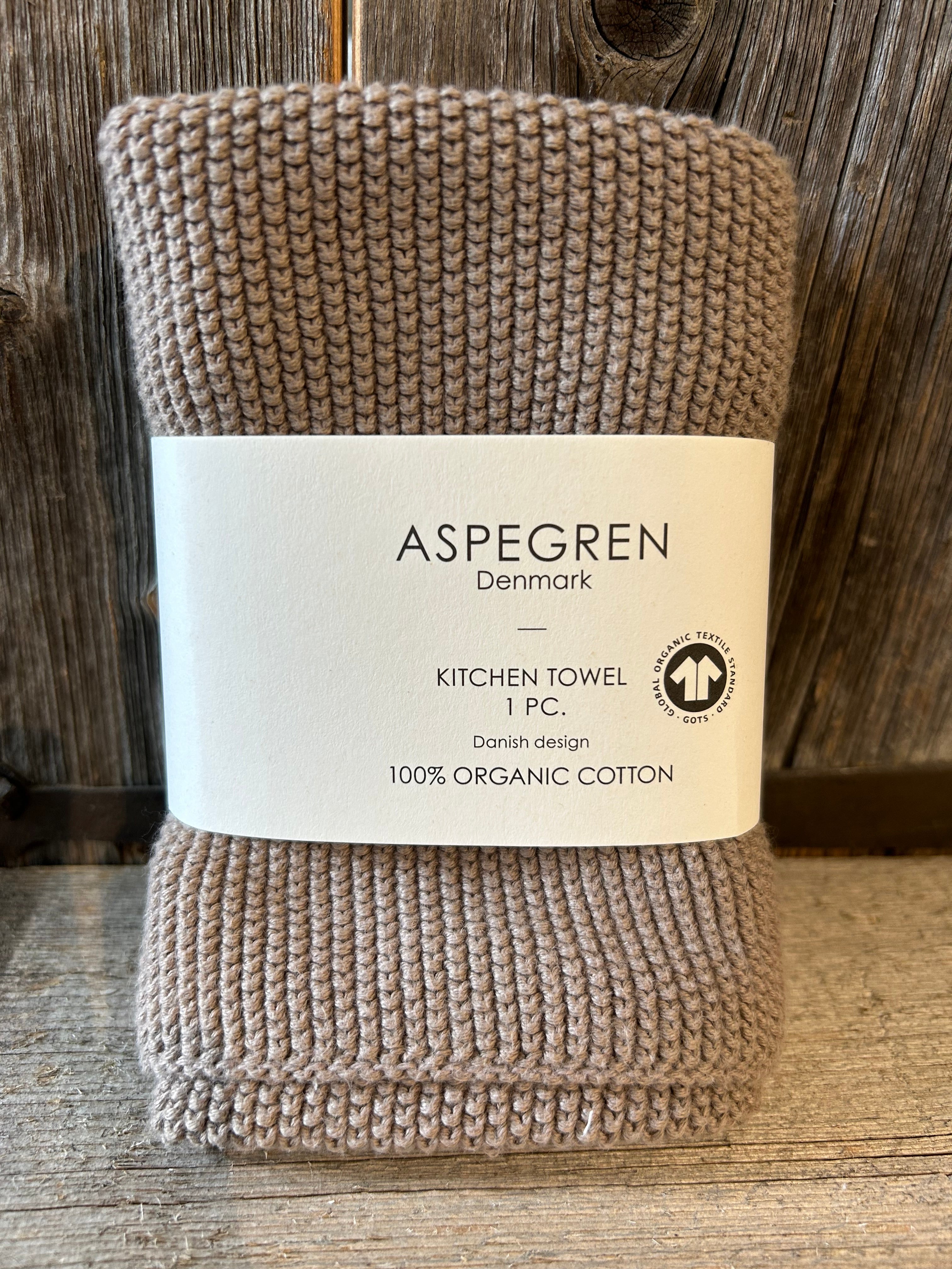 Aspegren Handtuch "Strick Mokka"