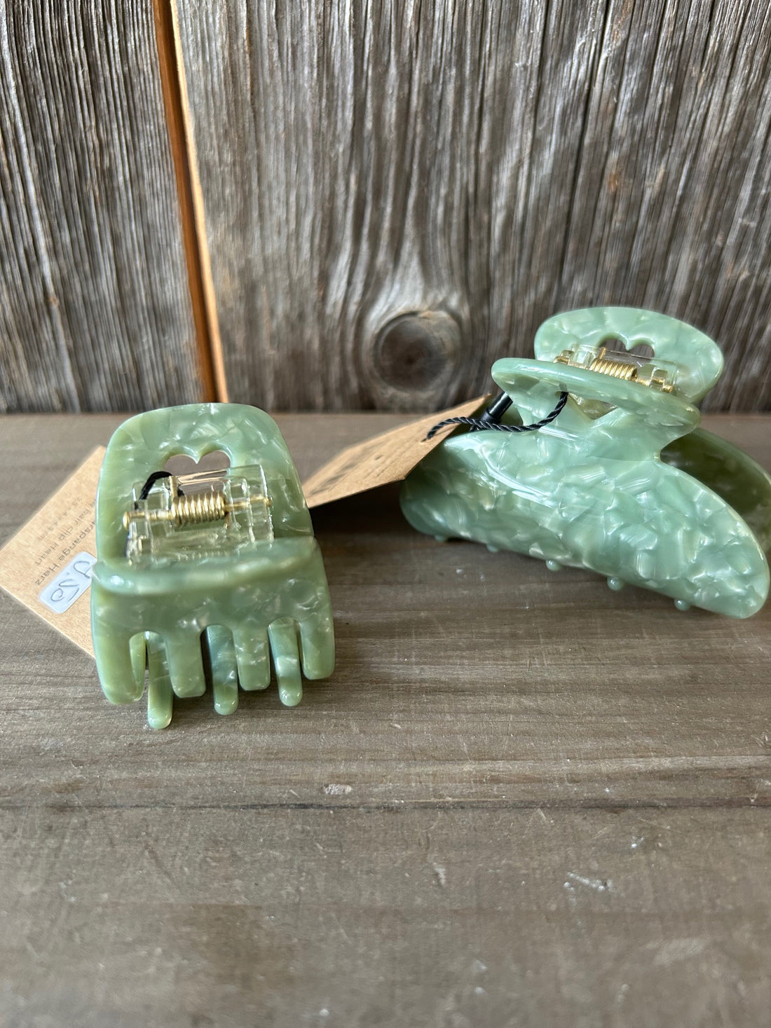 Eulenschnitt Haarspangen Mint mini