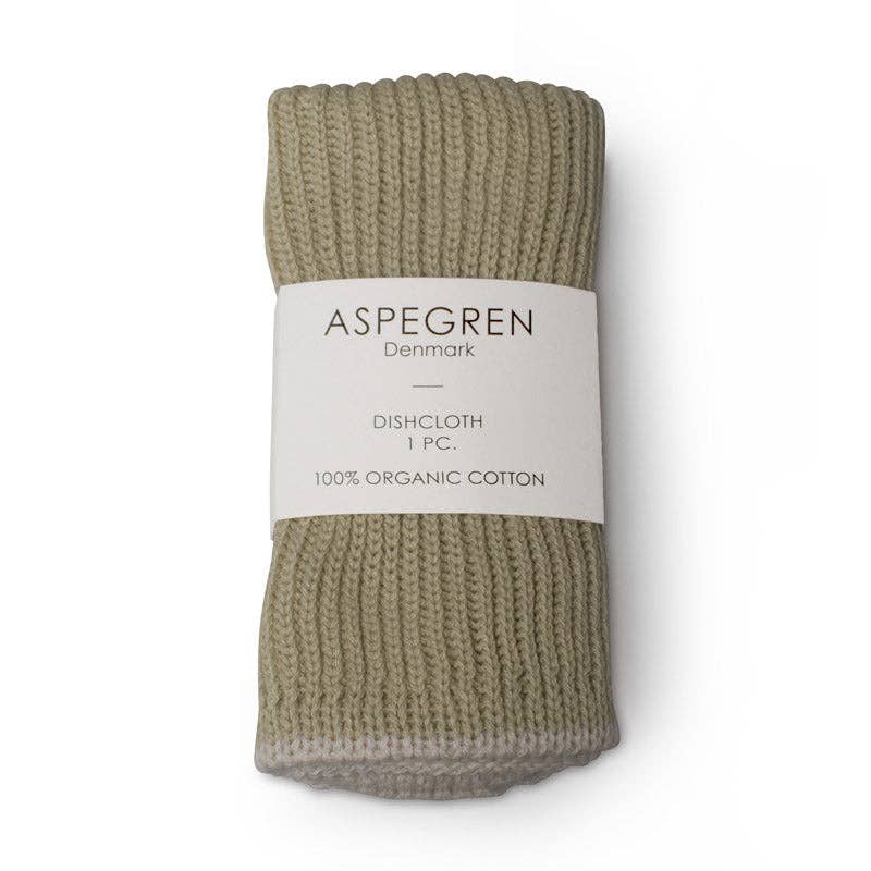 Aspegren Geschirrtuch - Gestrickt - Ripple - Pampas: 26x26 cm