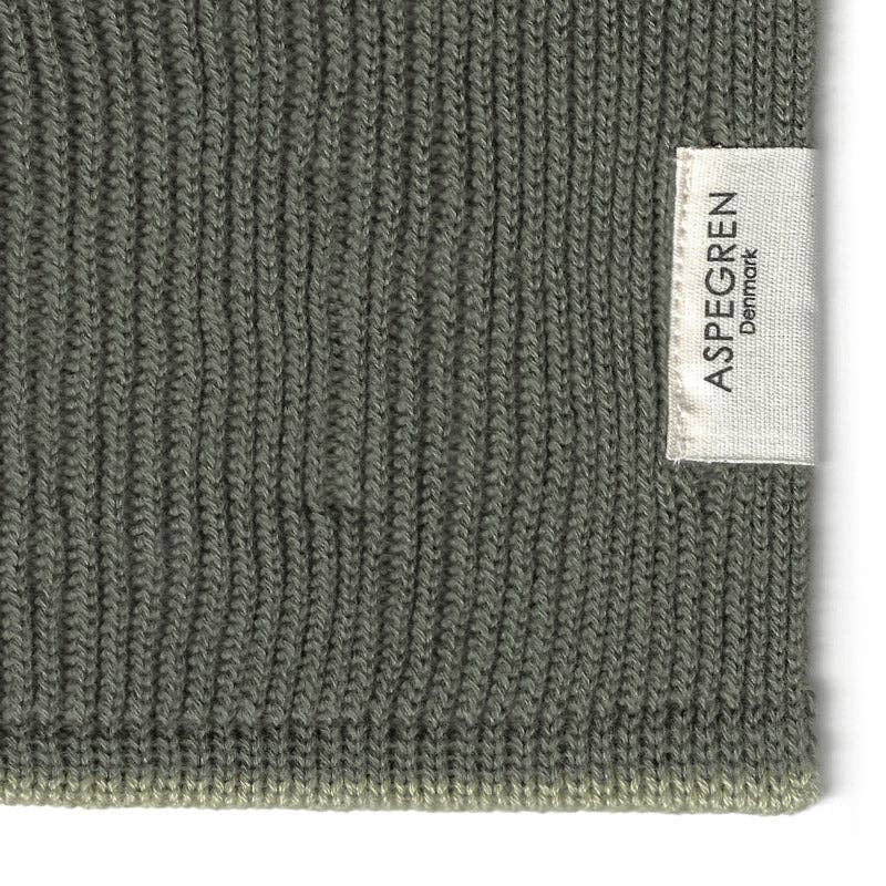 Aspegren Geschirrtuch, gestrickt, gewellt, Seegras: 26x26 cm