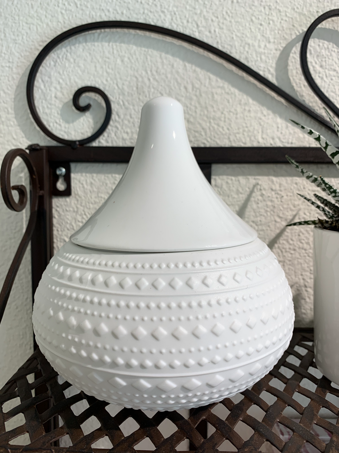 Porzellan - Dose "Tropfen"