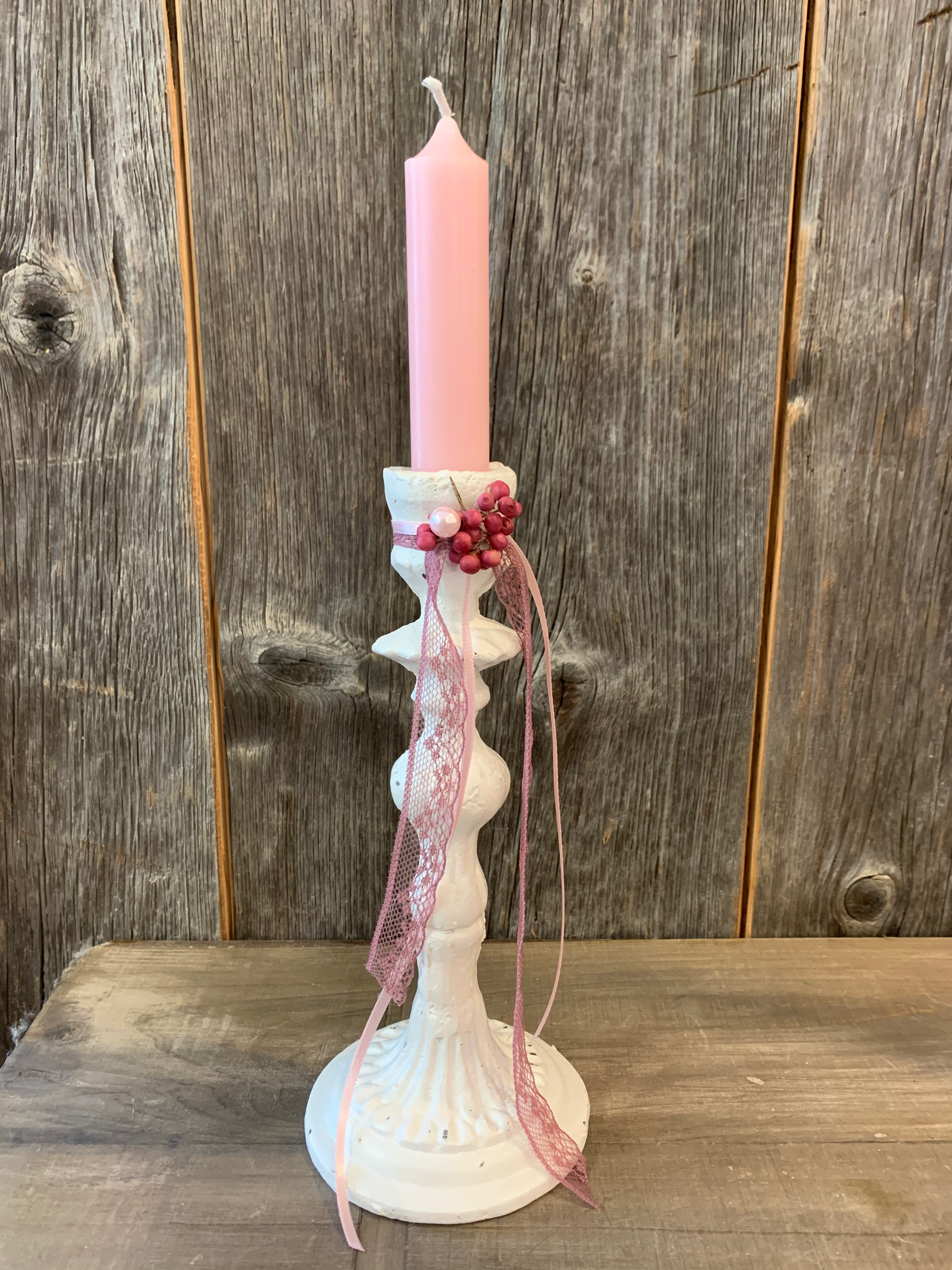 Kerzenständer weiss