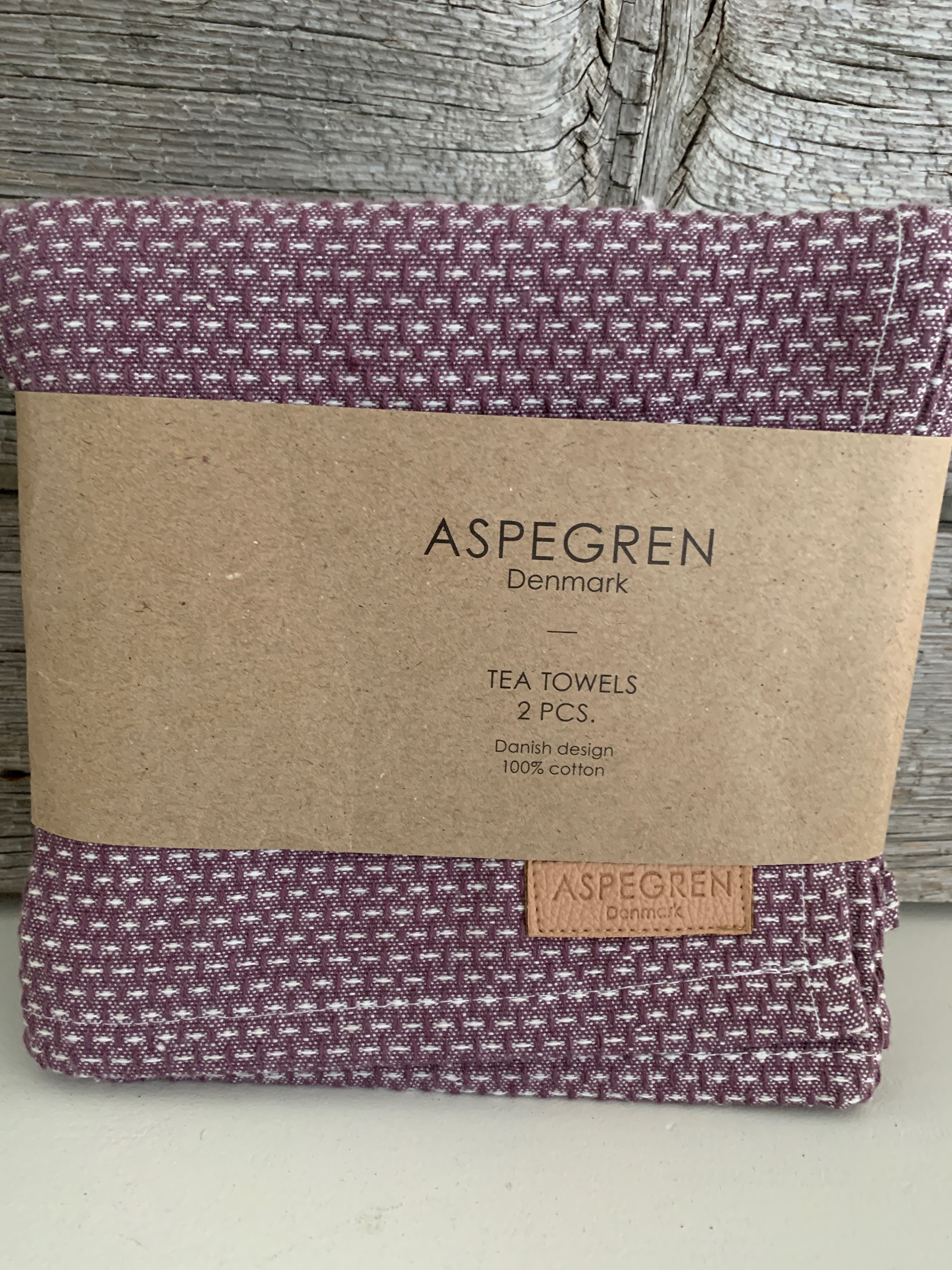 Aspegren Handtuch " DUO Bordeaux"