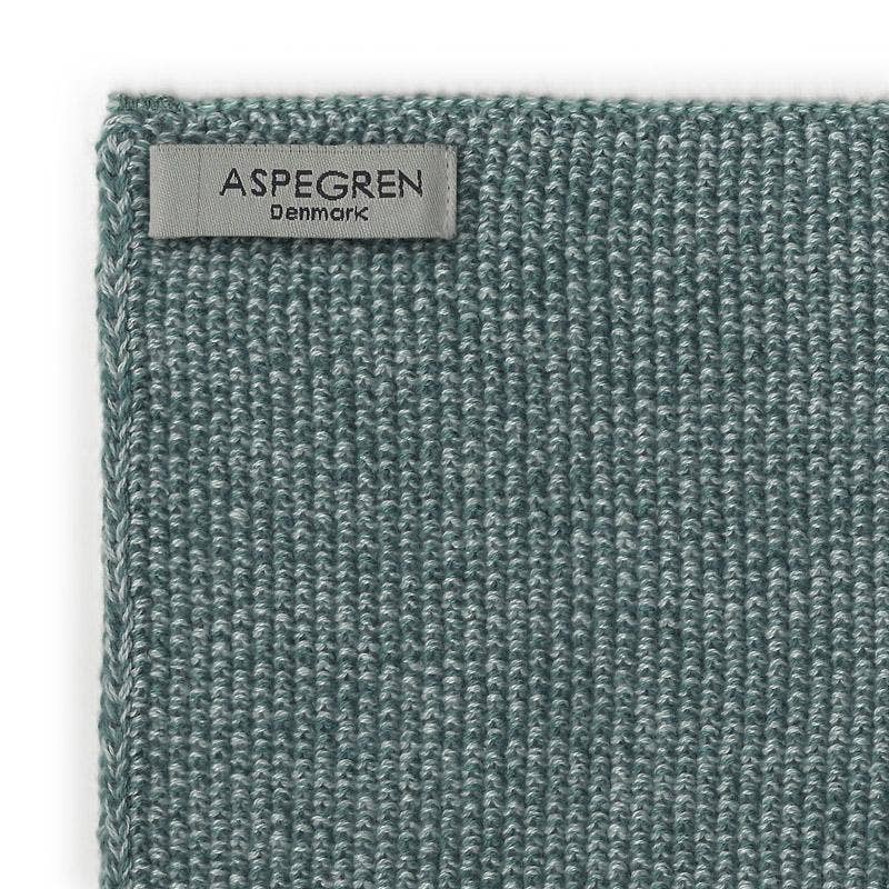 Aspegren Spültuch - gestrickt - Mischung - Seegrün: 26x26 cm