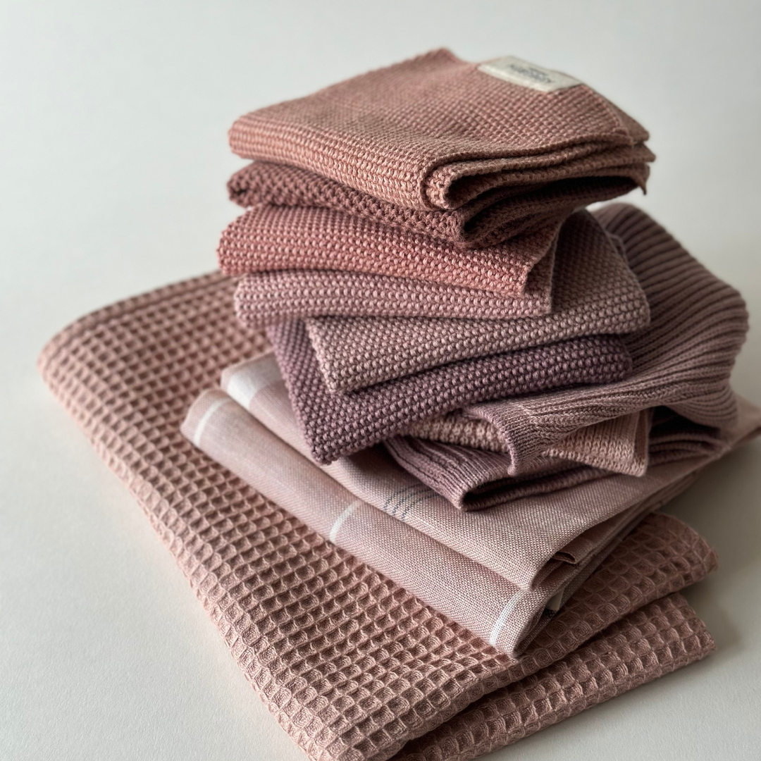 Aspegren Spültuch gestrickt, einfarbig, lila: 26x26 cm