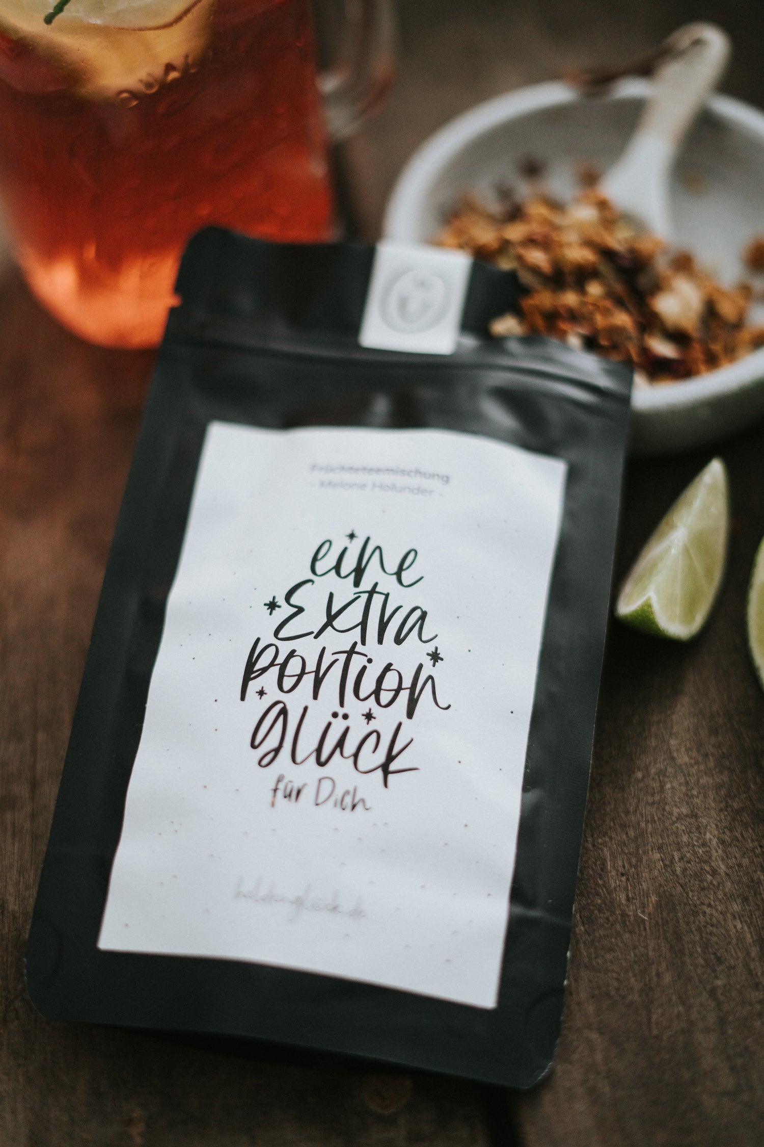 Tee &quot;eine Extra Portion Glück