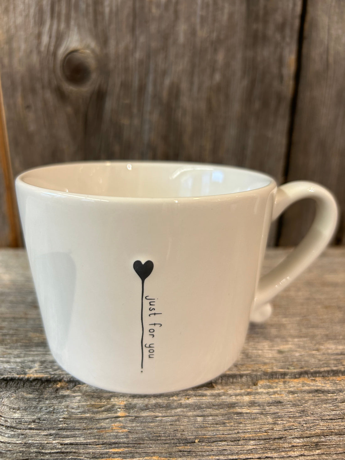 Bastion Collection Kaffee-Tasse gross &quot;just for you &quot;