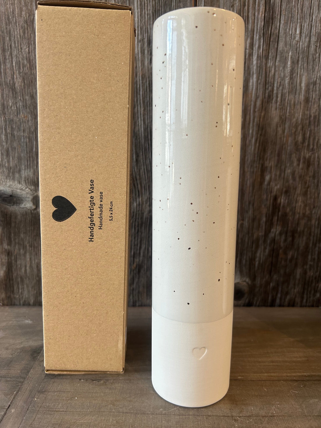 Eulenschnitt Vase Herz Maxi
