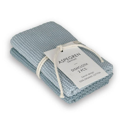 Aspegren Spültuch- Gestrickt - Einfarbig - Skyway: 26x26 cm