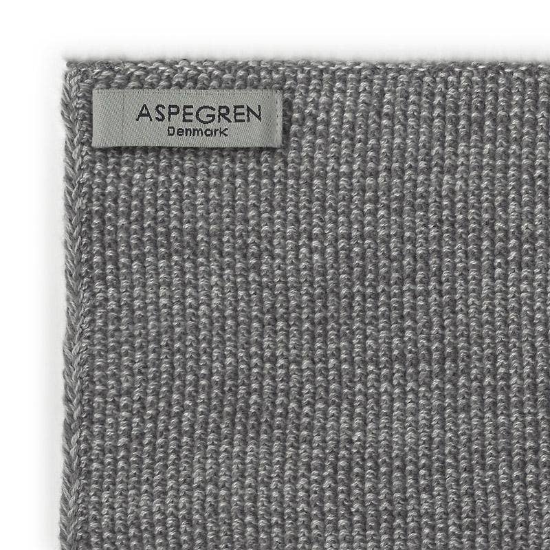 Aspegren Spültuch - Gestrickt - Mischung - Grau: 26x26 cm
