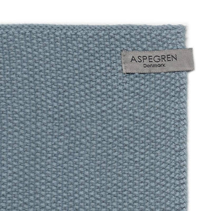 Aspegren Spültuch- Gestrickt - Einfarbig - Blau: 26x26 cm